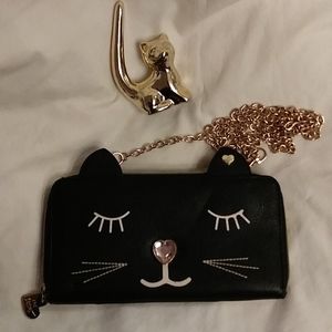 Betsey Johnson cross body wallet